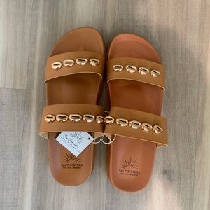 Women’s NWT double strap sandals size 7/8